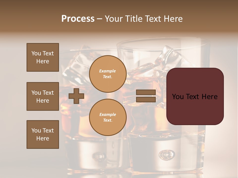 Glass Brown Liquor PowerPoint Template