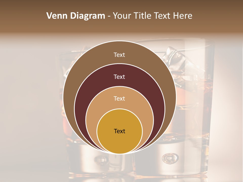 Glass Brown Liquor PowerPoint Template