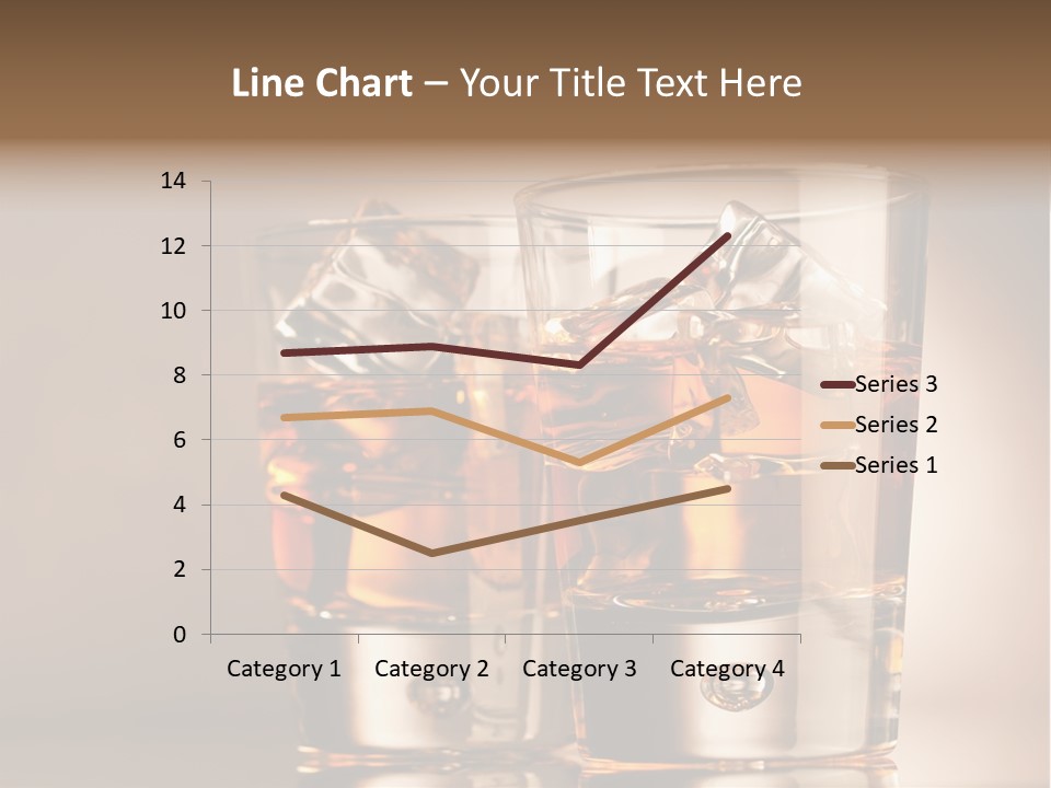 Glass Brown Liquor PowerPoint Template
