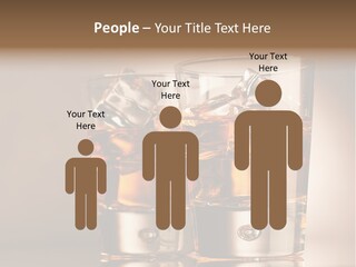 Glass Brown Liquor PowerPoint Template