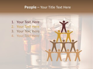 Glass Brown Liquor PowerPoint Template