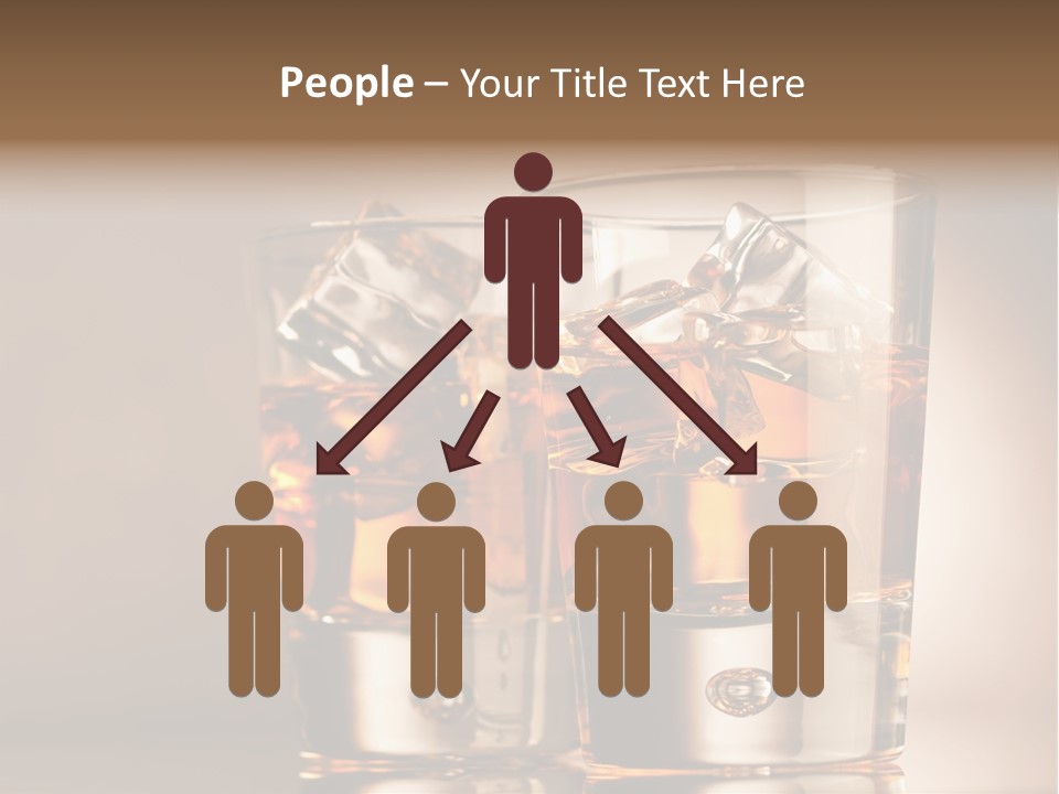 Glass Brown Liquor PowerPoint Template