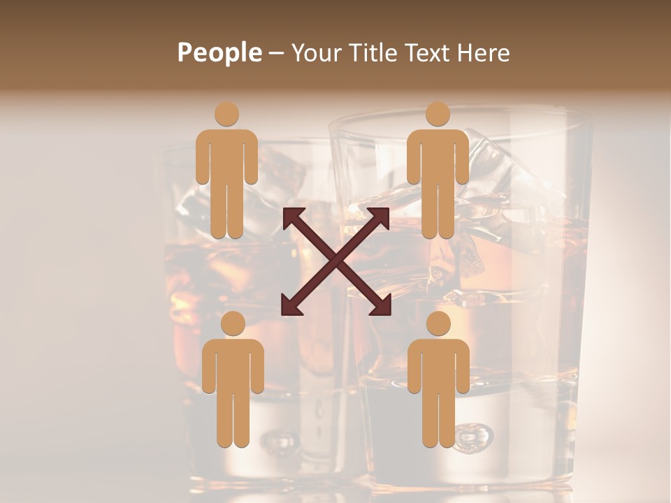 Glass Brown Liquor PowerPoint Template
