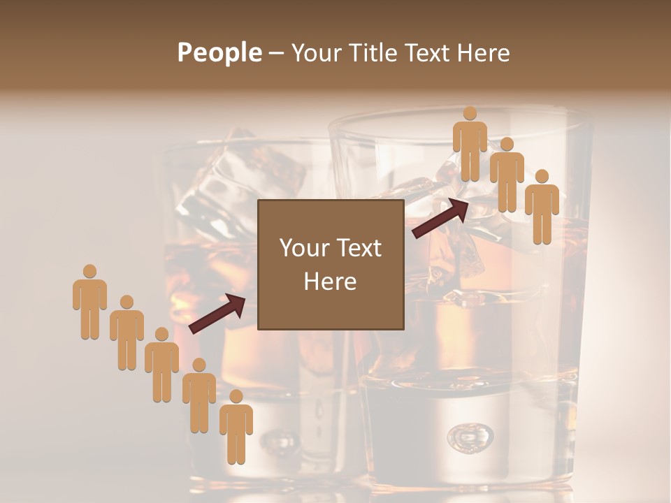Glass Brown Liquor PowerPoint Template