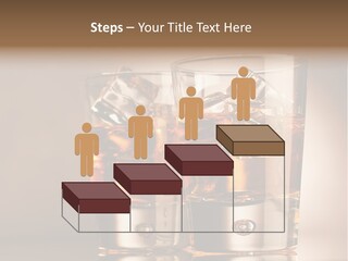 Glass Brown Liquor PowerPoint Template