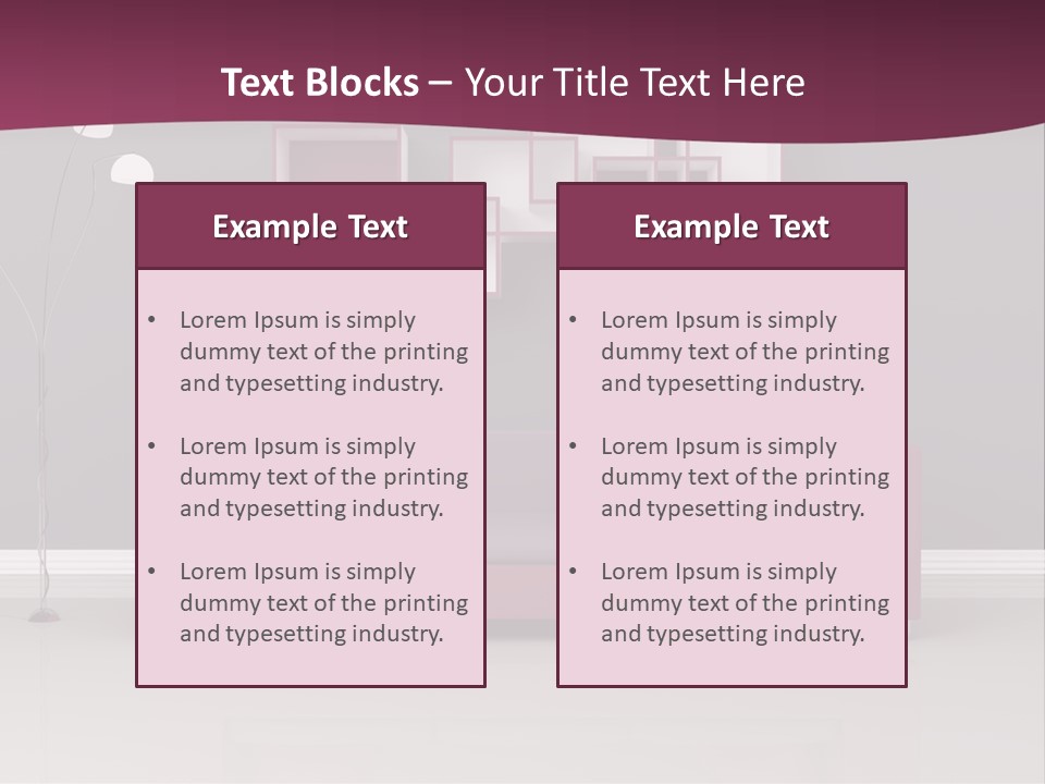 Style Spacious Decoration PowerPoint Template