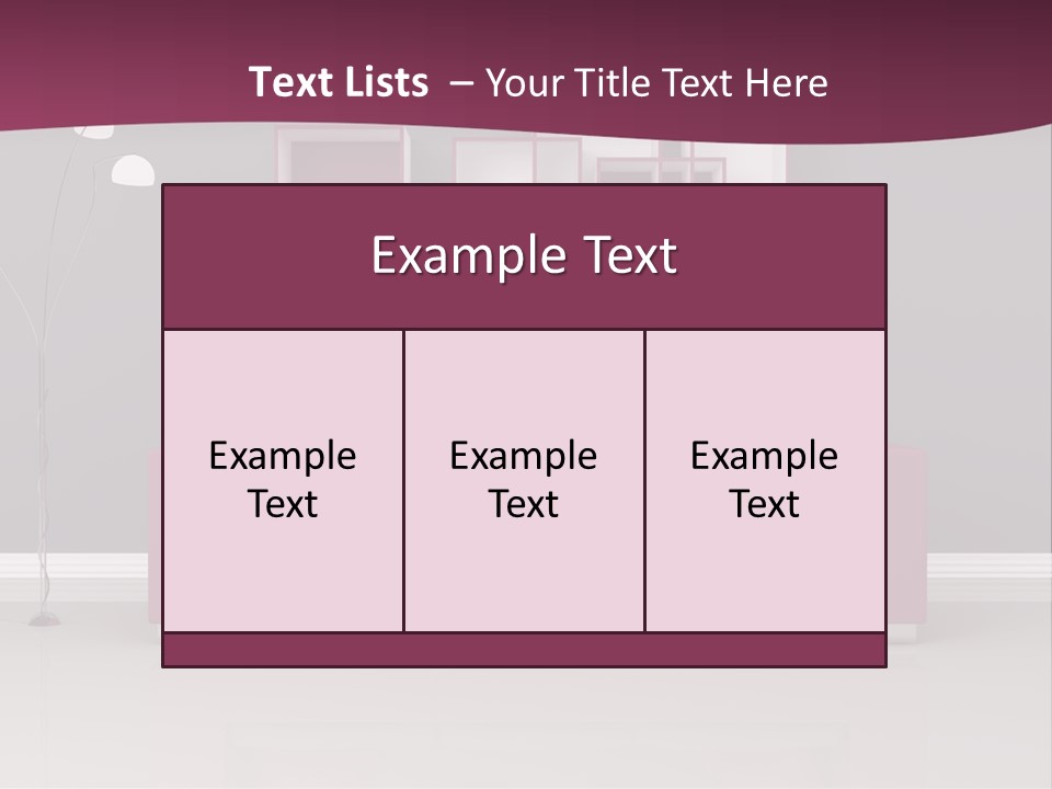 Style Spacious Decoration PowerPoint Template