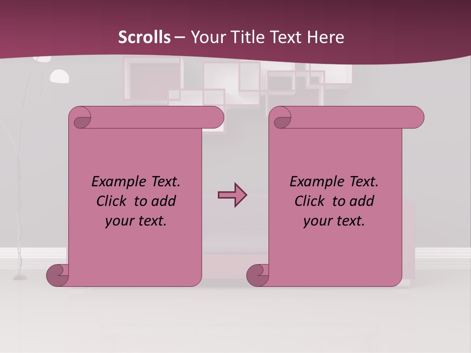 Style Spacious Decoration PowerPoint Template