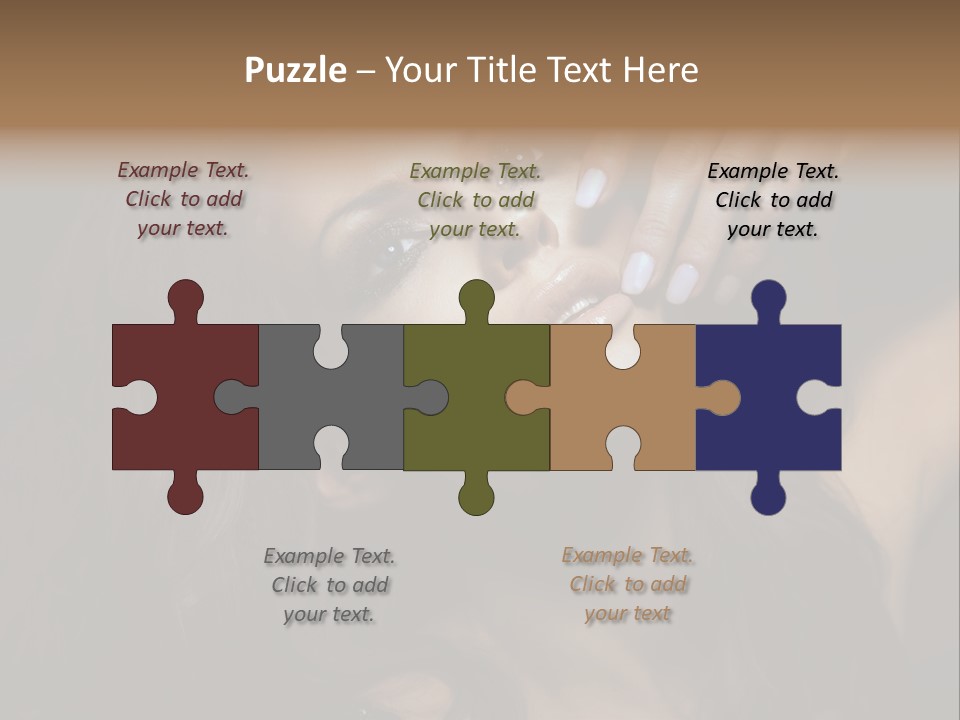 Lady Background Female PowerPoint Template