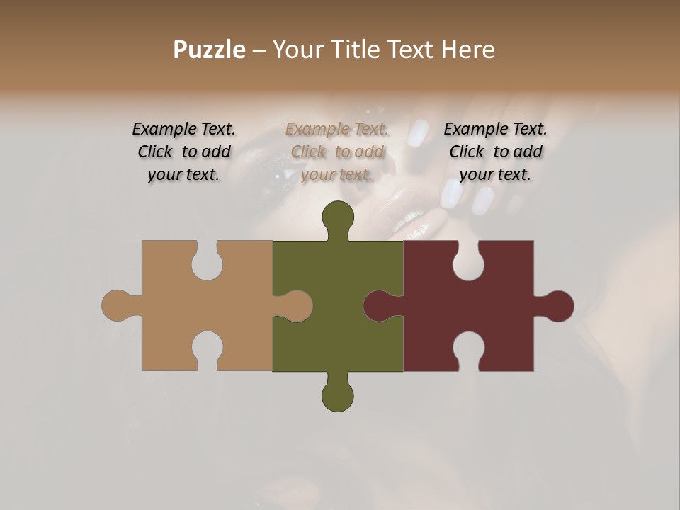 Lady Background Female PowerPoint Template