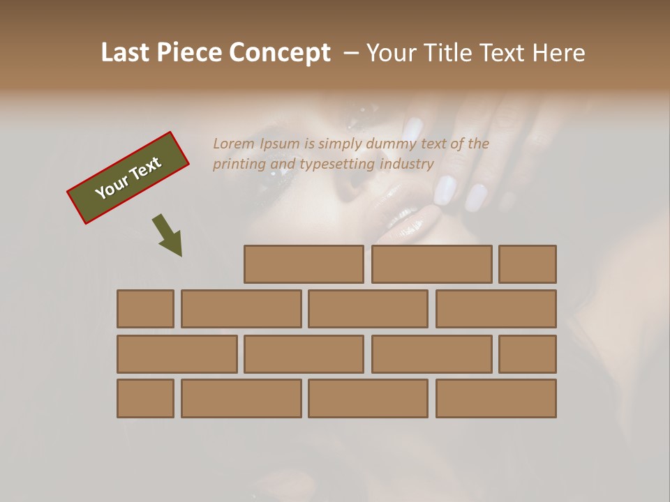 Lady Background Female PowerPoint Template