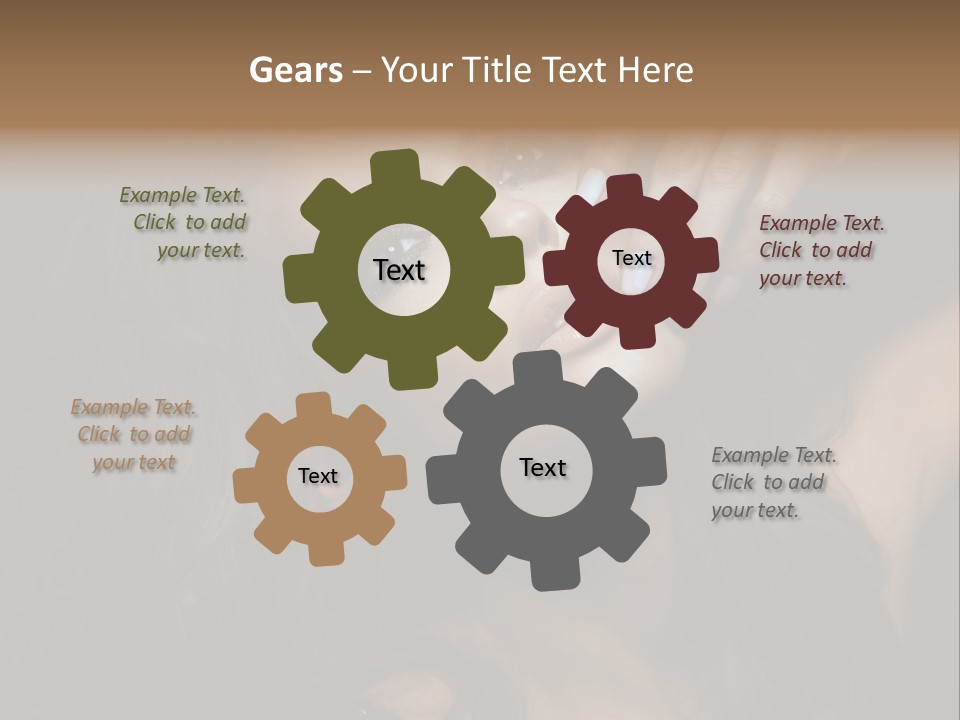 Lady Background Female PowerPoint Template