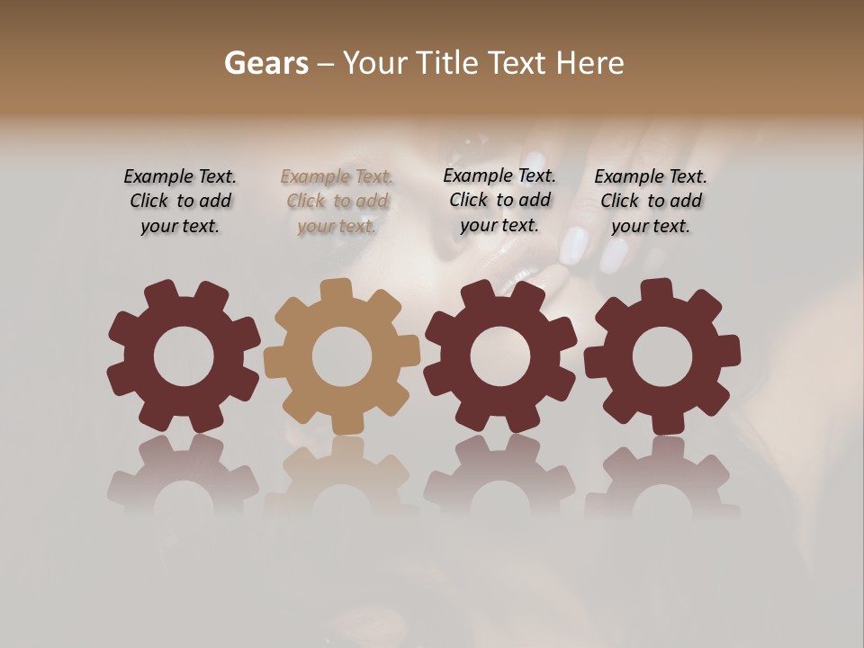 Lady Background Female PowerPoint Template