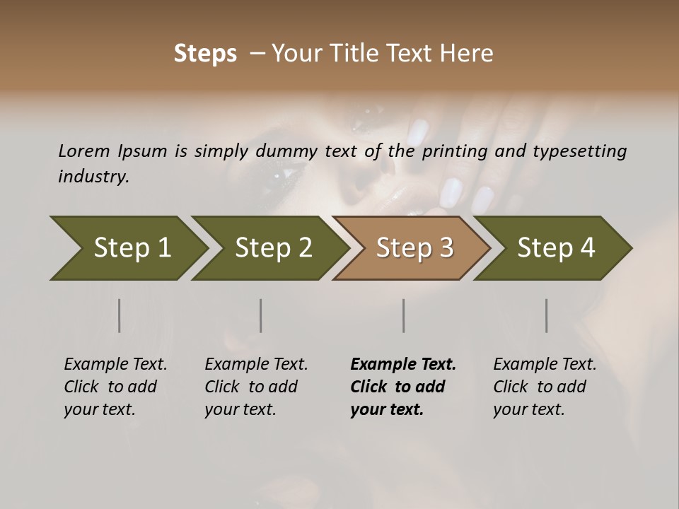 Lady Background Female PowerPoint Template