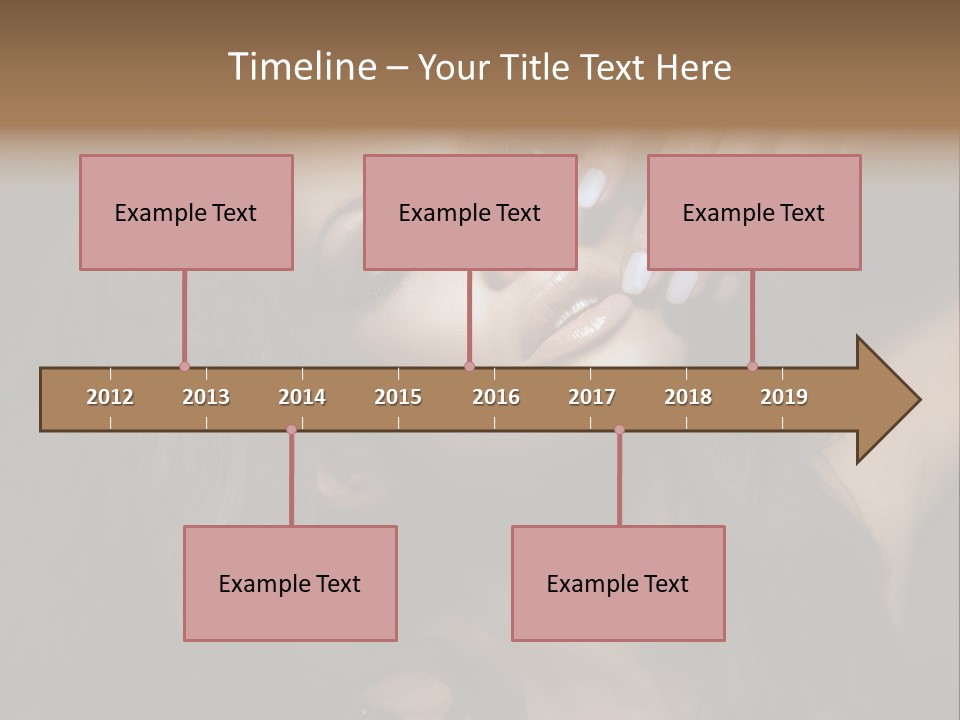 Lady Background Female PowerPoint Template