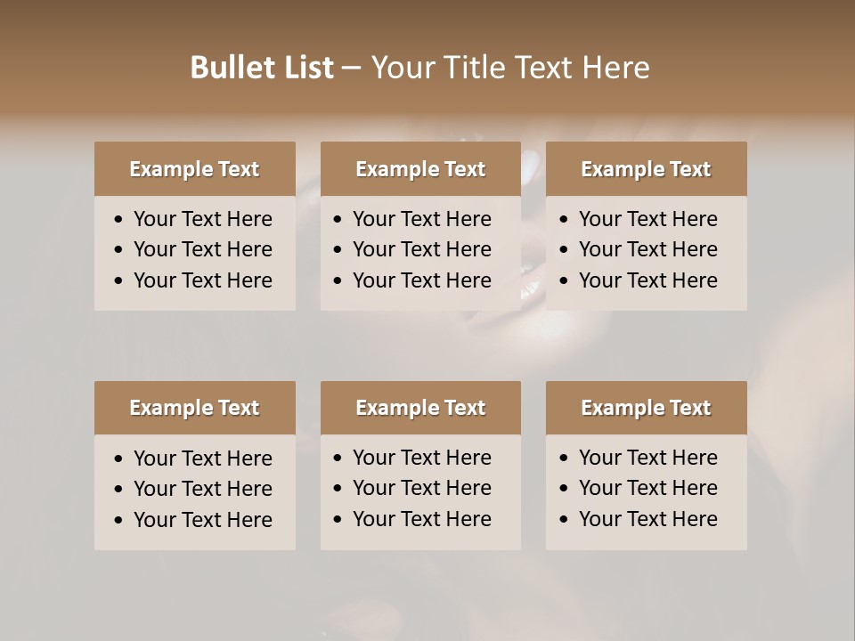 Lady Background Female PowerPoint Template