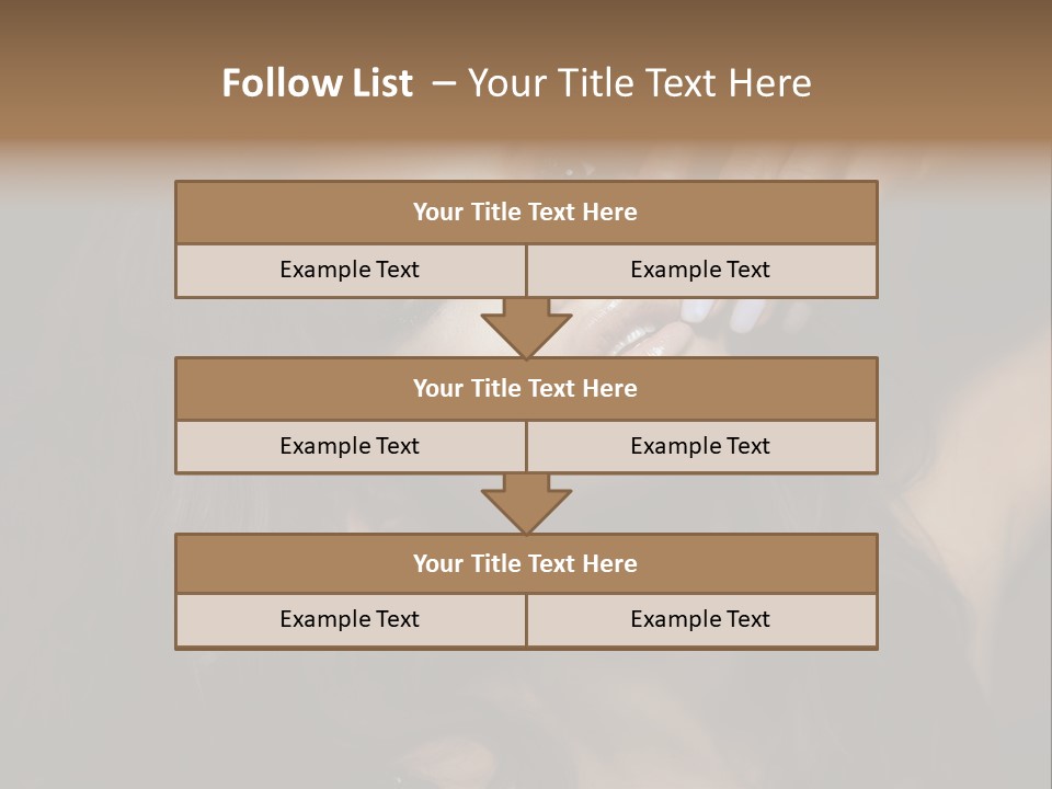 Lady Background Female PowerPoint Template