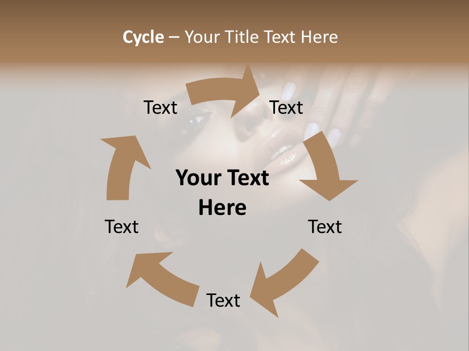 Lady Background Female PowerPoint Template