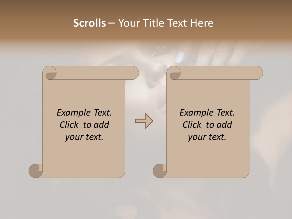 Lady Background Female PowerPoint Template