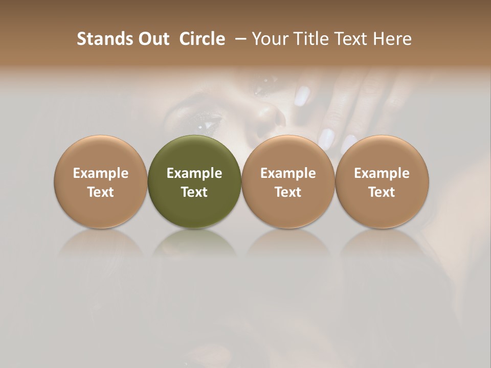 Lady Background Female PowerPoint Template