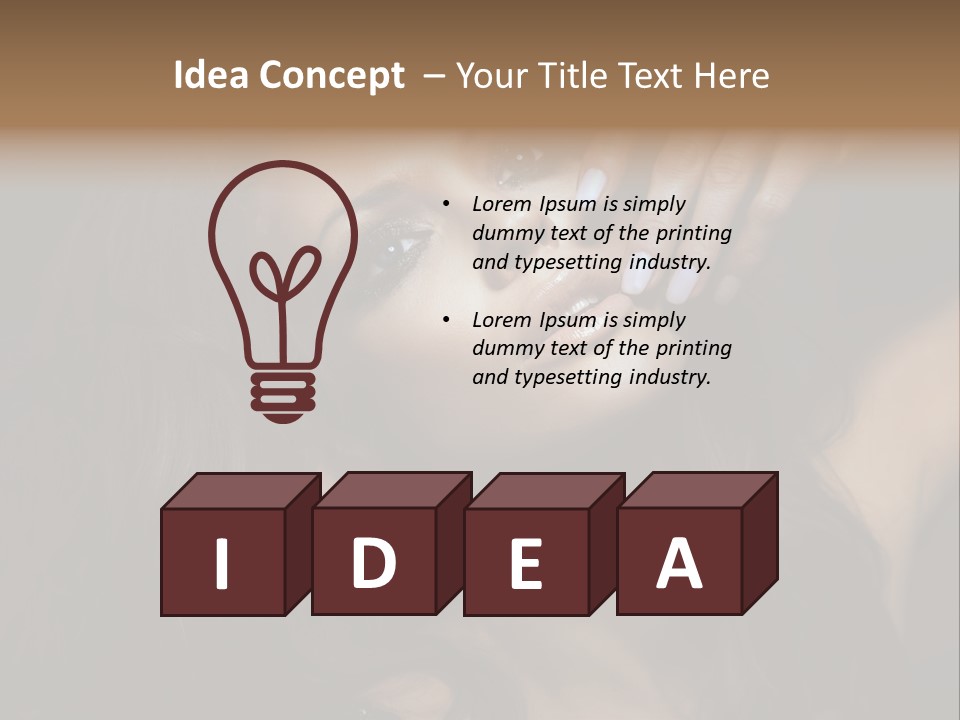 Lady Background Female PowerPoint Template