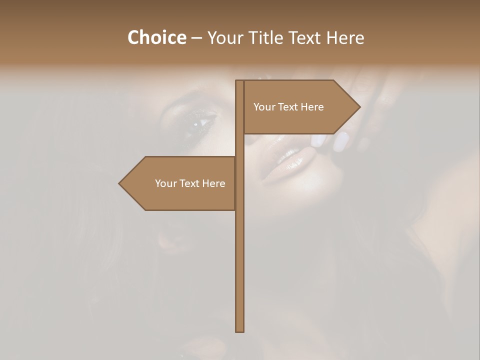 Lady Background Female PowerPoint Template