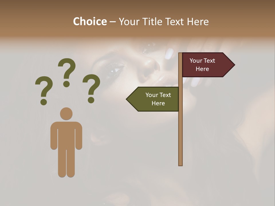 Lady Background Female PowerPoint Template