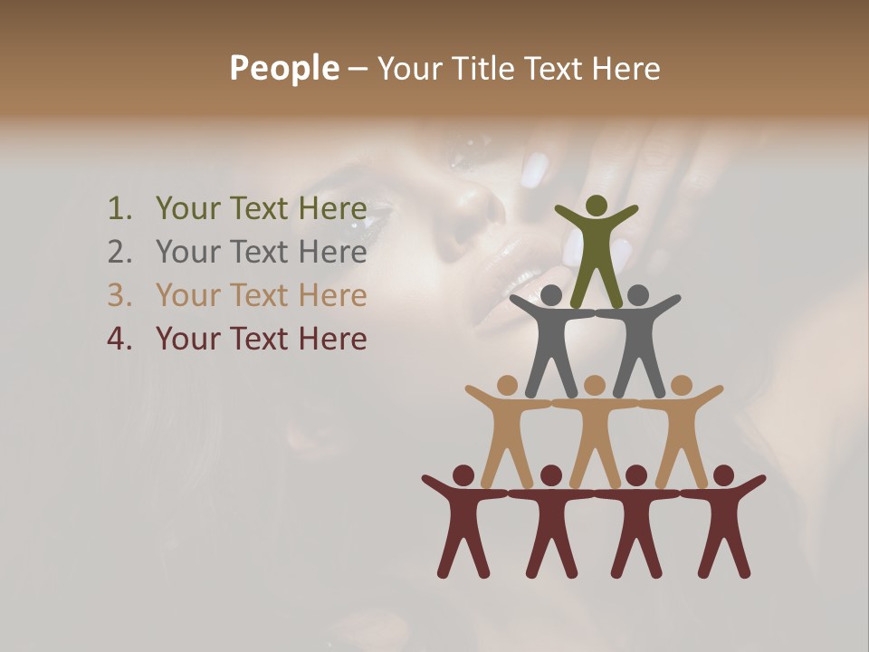 Lady Background Female PowerPoint Template