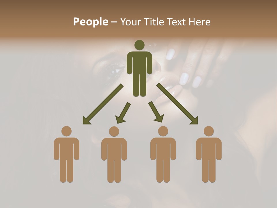 Lady Background Female PowerPoint Template