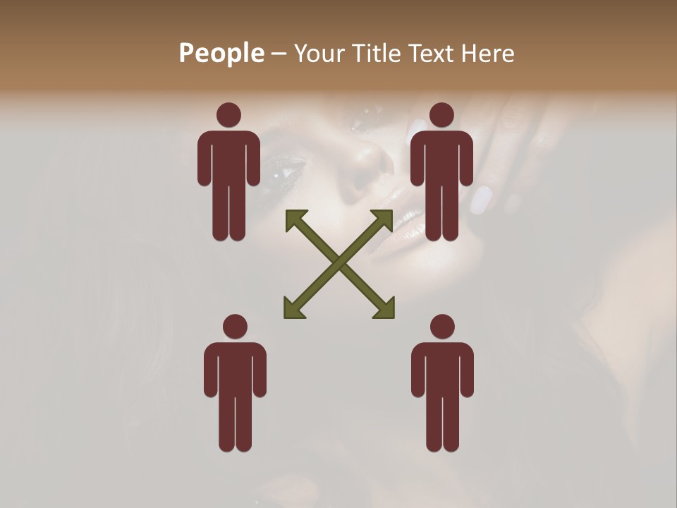 Lady Background Female PowerPoint Template