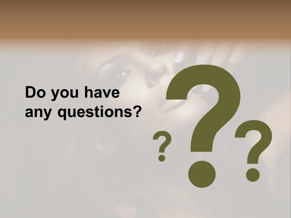 Lady Background Female PowerPoint Template