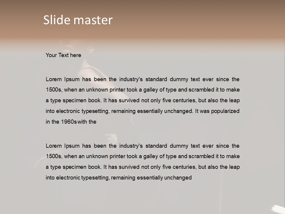 Emotion Clothing Hide PowerPoint Template