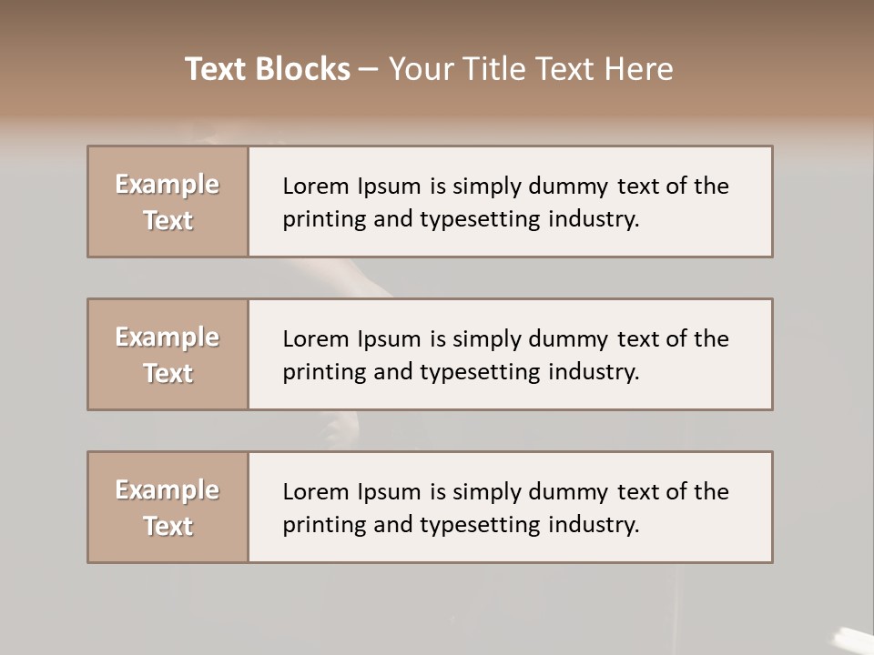 Emotion Clothing Hide PowerPoint Template
