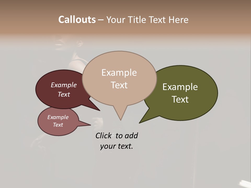 Emotion Clothing Hide PowerPoint Template