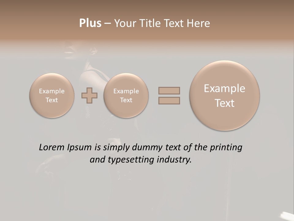 Emotion Clothing Hide PowerPoint Template