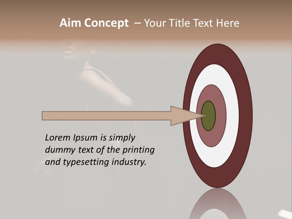 Emotion Clothing Hide PowerPoint Template