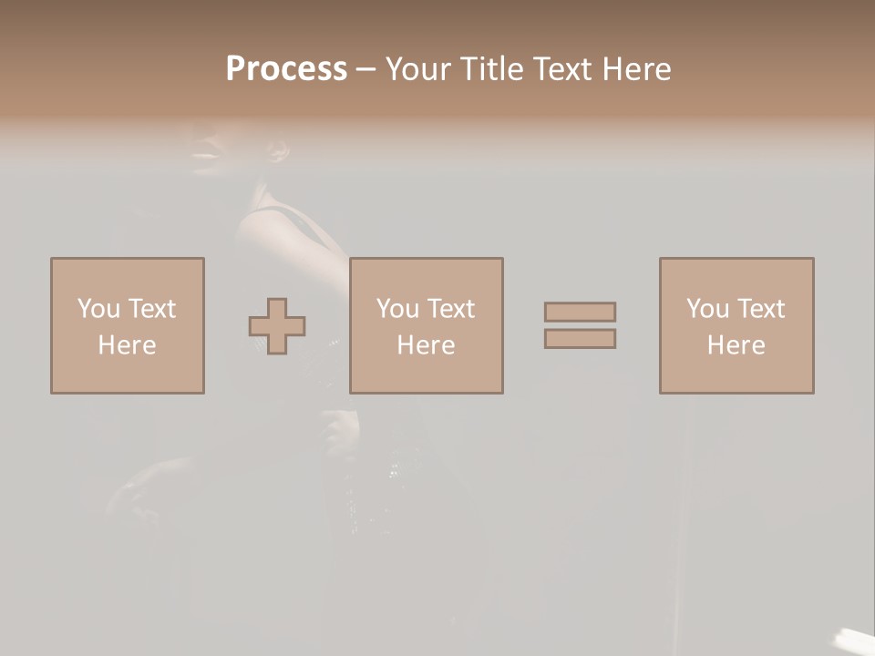Emotion Clothing Hide PowerPoint Template