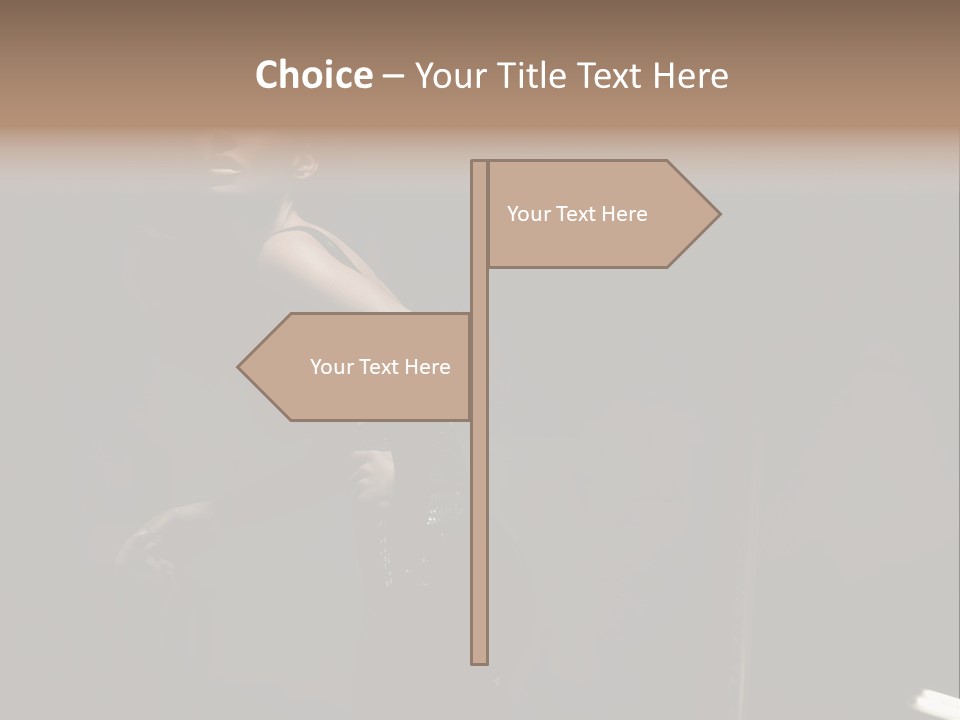 Emotion Clothing Hide PowerPoint Template