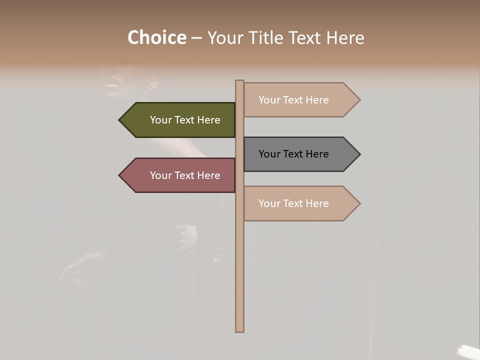 Emotion Clothing Hide PowerPoint Template