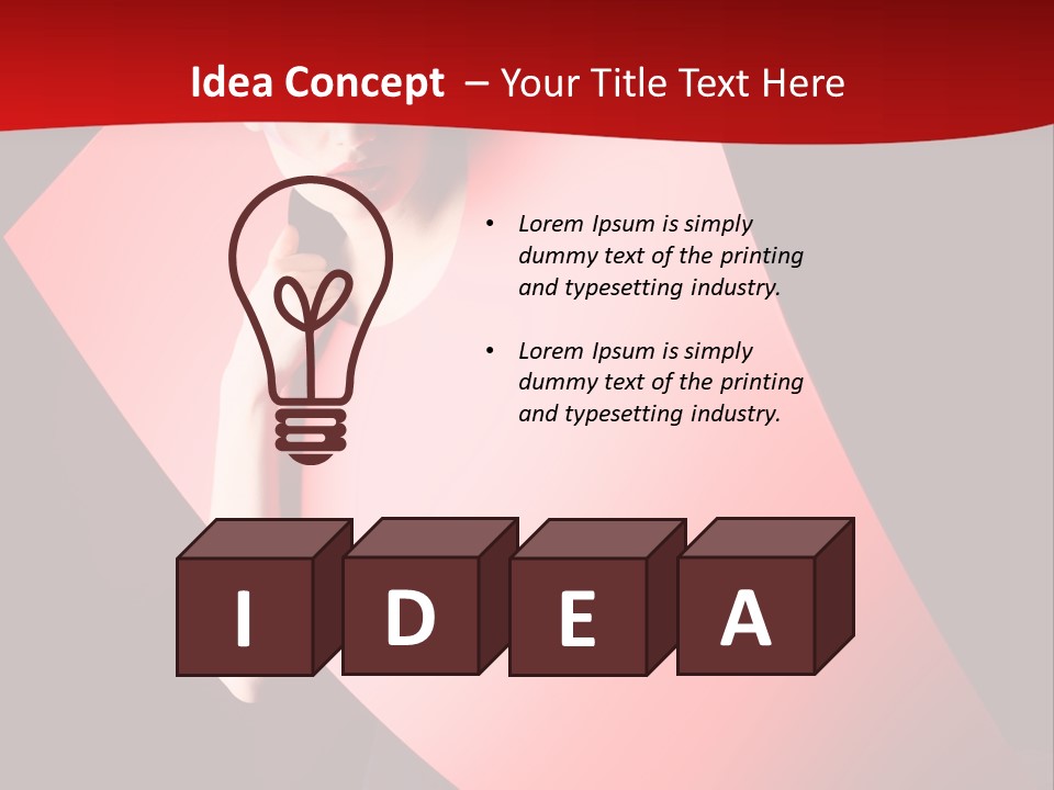 Concept Person Young PowerPoint Template