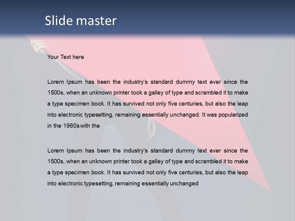 Hairstyle Shape Copy PowerPoint Template