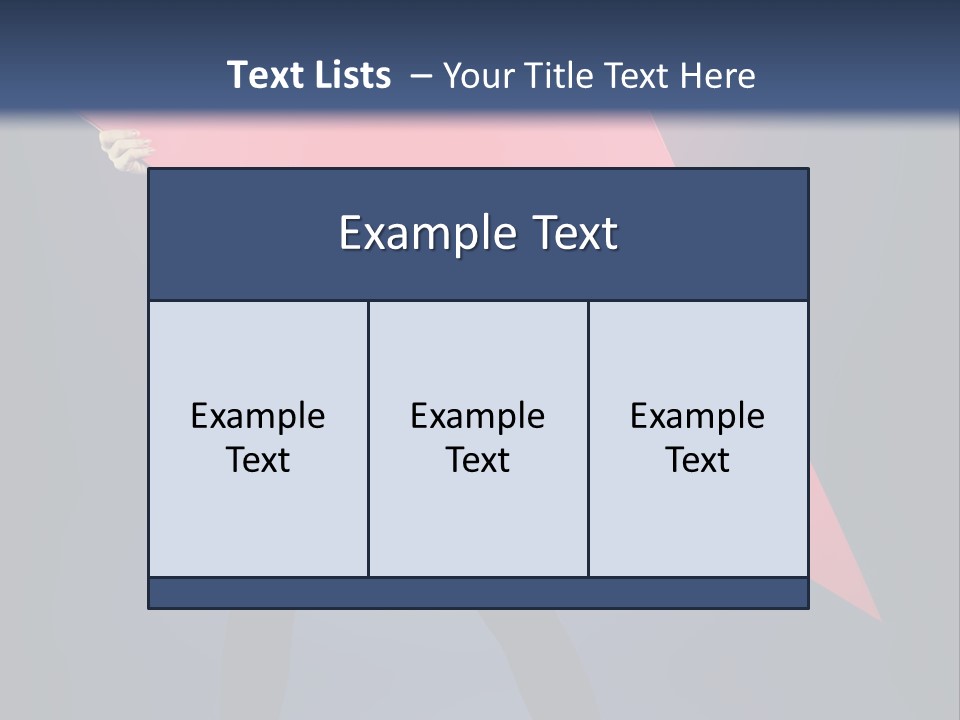 Hairstyle Shape Copy PowerPoint Template