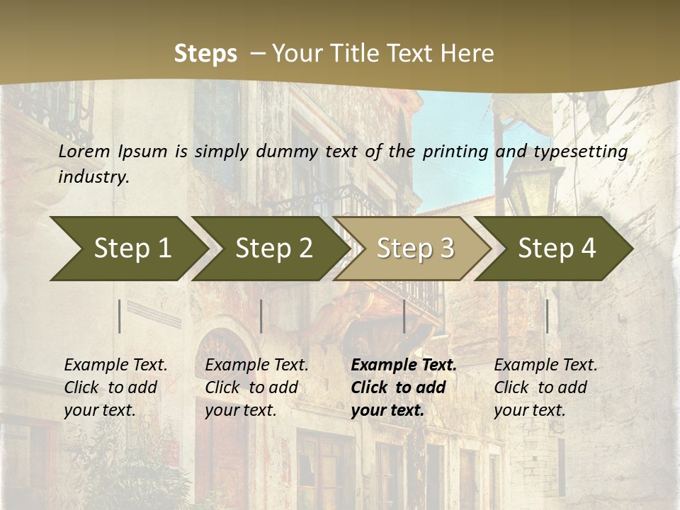 Paper Outdoor Ancient PowerPoint Template