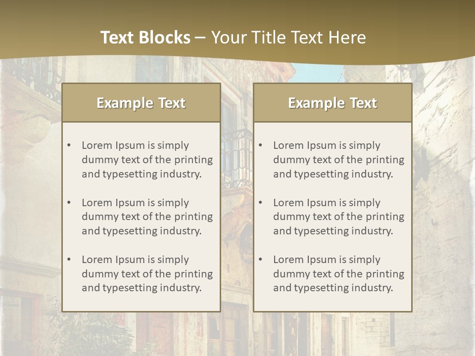 Paper Outdoor Ancient PowerPoint Template