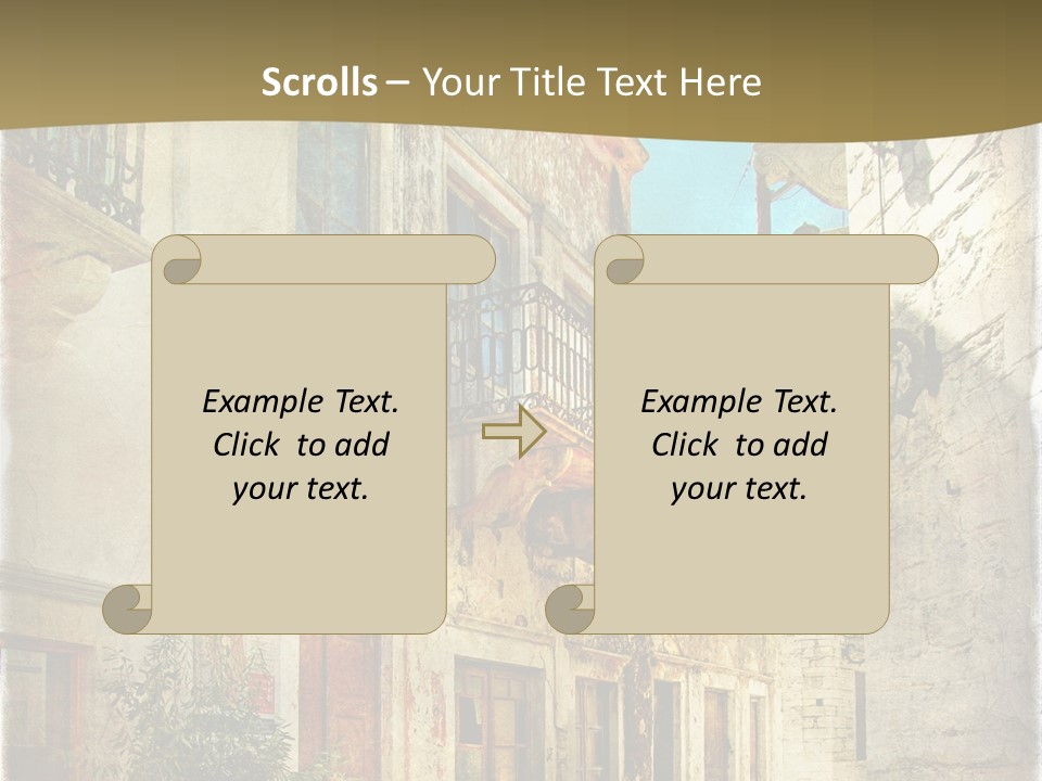 Paper Outdoor Ancient PowerPoint Template