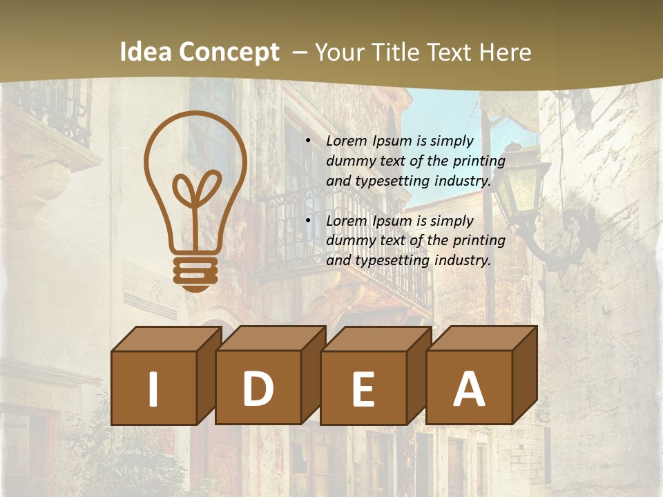 Paper Outdoor Ancient PowerPoint Template
