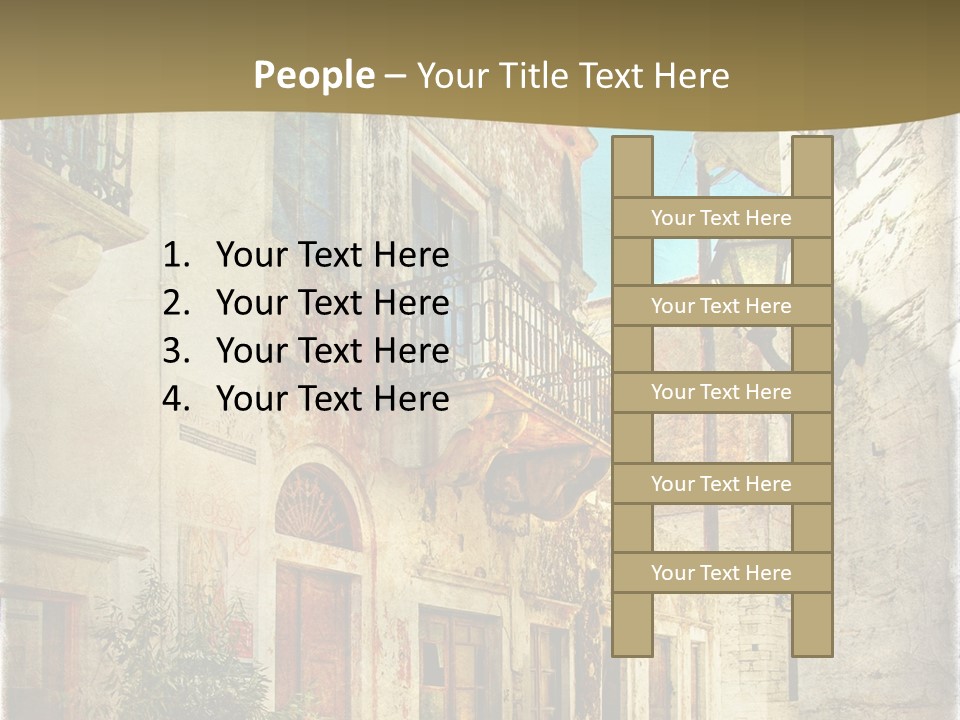 Paper Outdoor Ancient PowerPoint Template