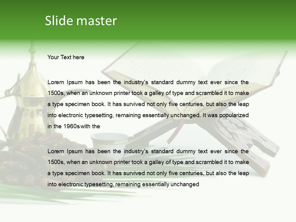 Paper Arabia Brown PowerPoint Template