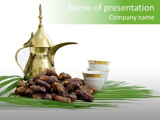 Arabia Background Food PowerPoint Template