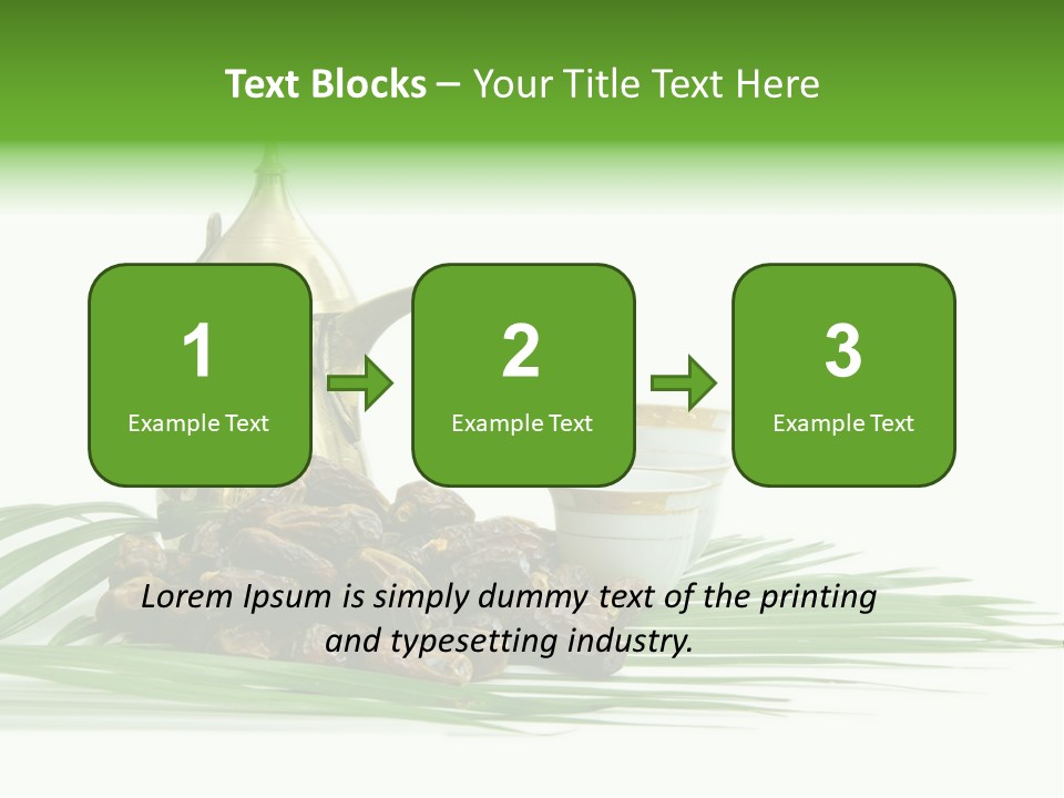 Arabia Background Food PowerPoint Template